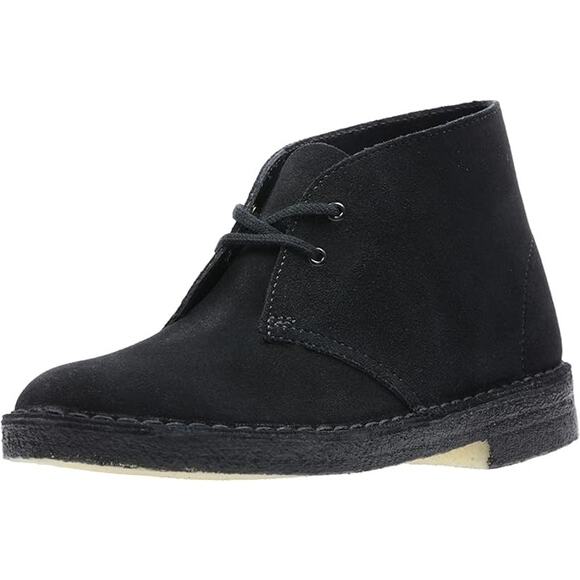 NWT Clarks womens Desert Boot., Black Suede, 9.5 - Picture 1 of 7